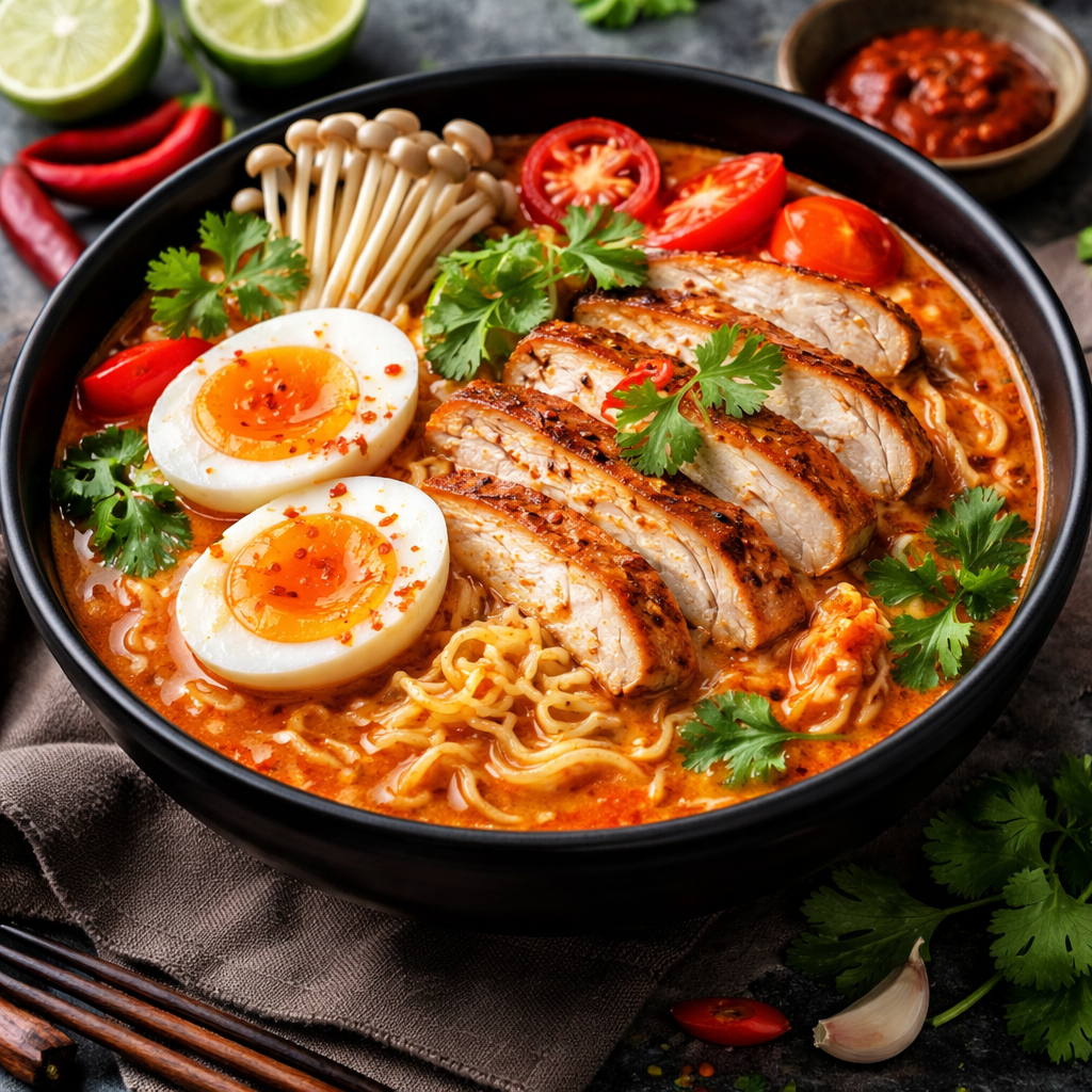 Tomyam Ramen Chicken
